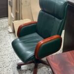 office boss chair black brown relaxation